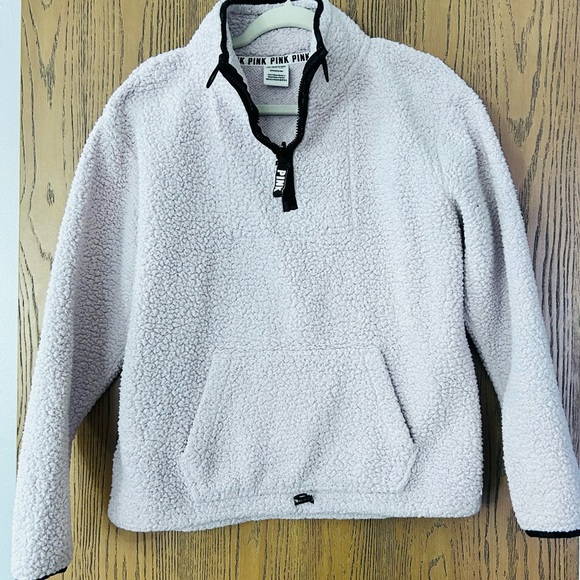 PINK fleece sweater - Picture 2 of 4